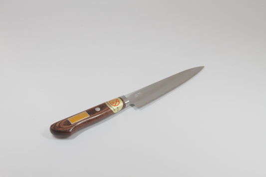 KUNISUKE 135mm Japanese Petty Knife Mahogony